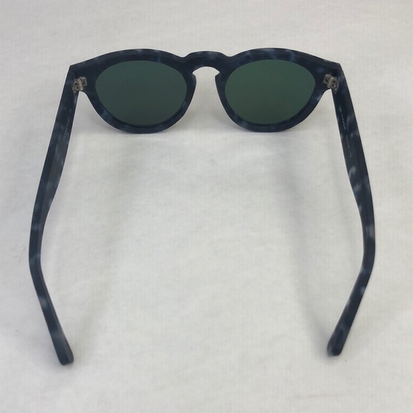 KOMONO Clement Matte Indigo Demi Sunglasses (NEW) round blue - Picture 9 of 12